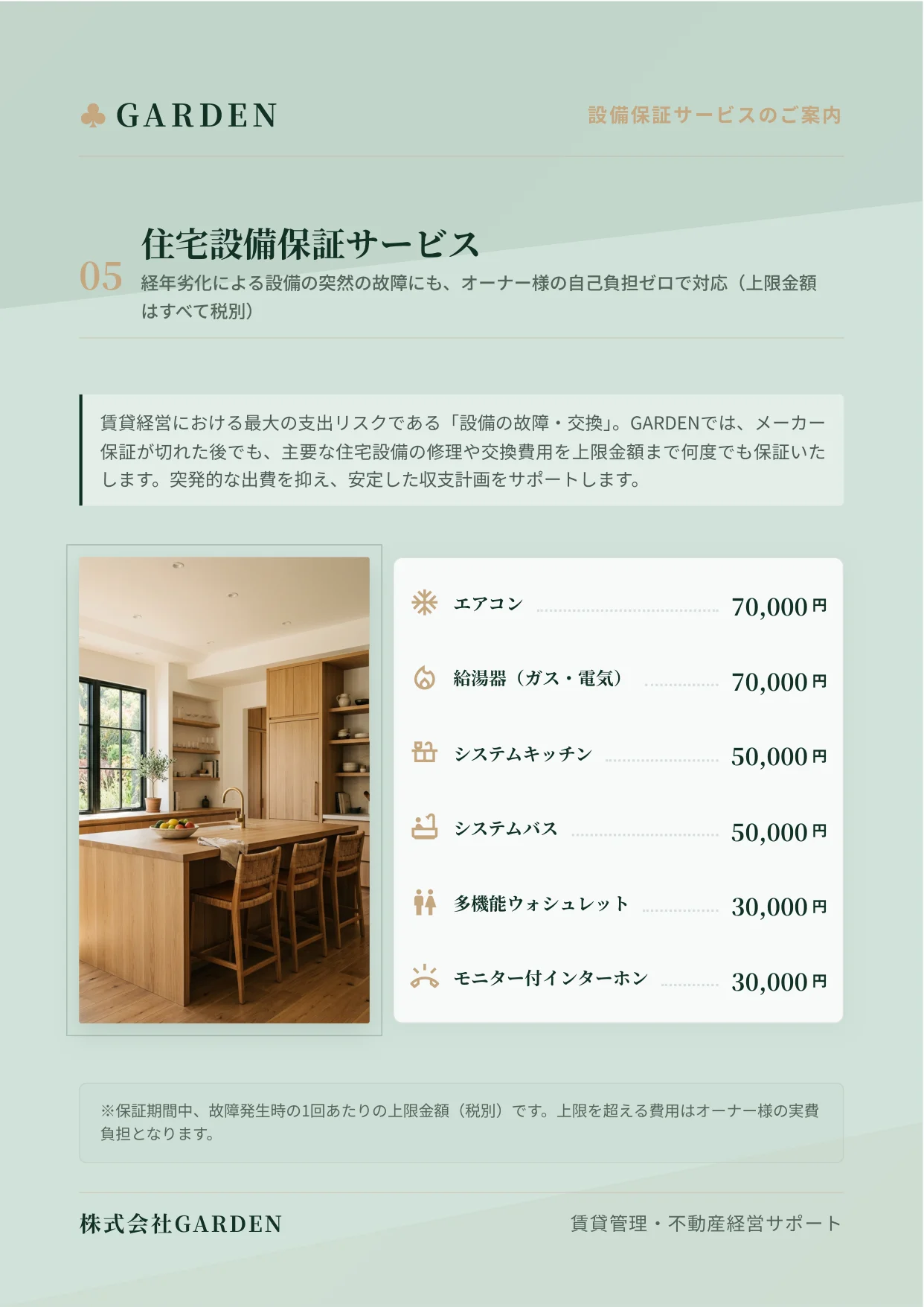 管理サービスのご案内 6ページ目